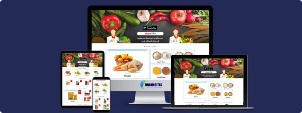 Online Store Website Dreamsites